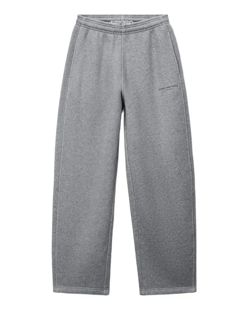 Alexander Wang Mittelhohe Crystal Hotfix Jogginghose - Grau Grau