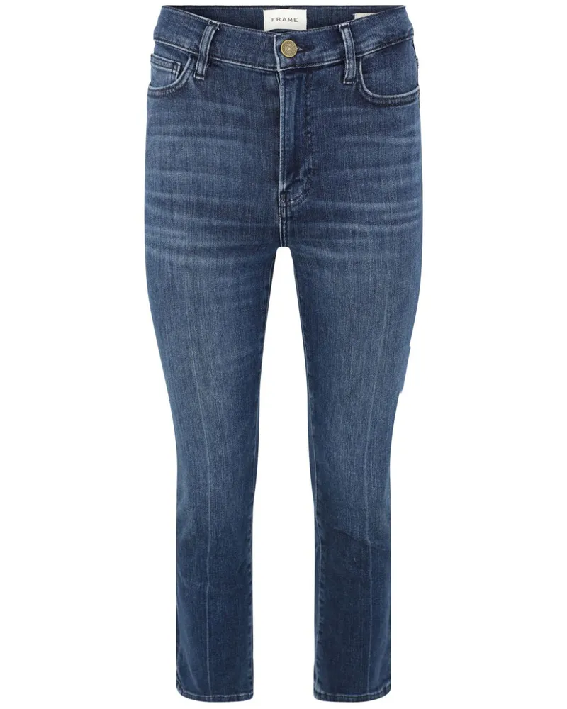 Frame Denim Le High Straight-Leg-Jeans - Blau Blau