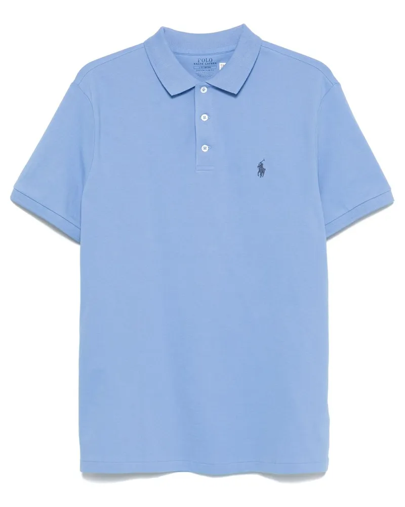 Ralph Lauren Poloshirt mit Polo Pony-Stickerei - Blau Blau