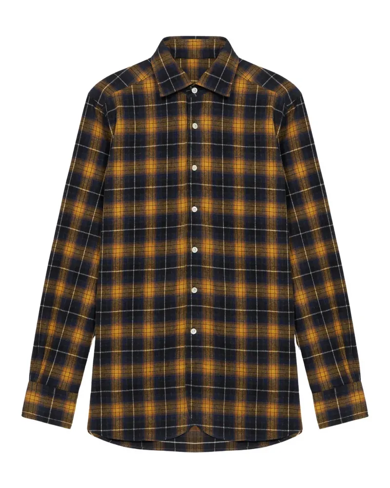 Fortela Jack check-pattern shirt - Blau Blau