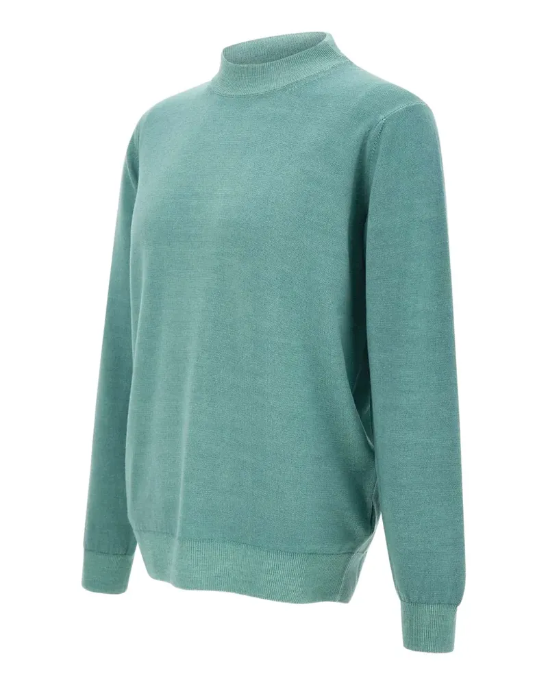 Filippo de Laurentiis mock-neck merino-wool sweater - Grün Grün