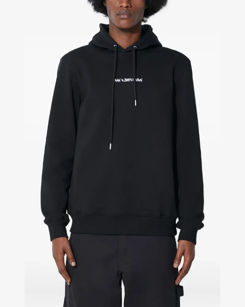 Han Kjøbenhavn Hoodie mit Kordelzug - Schwarz Schwarz