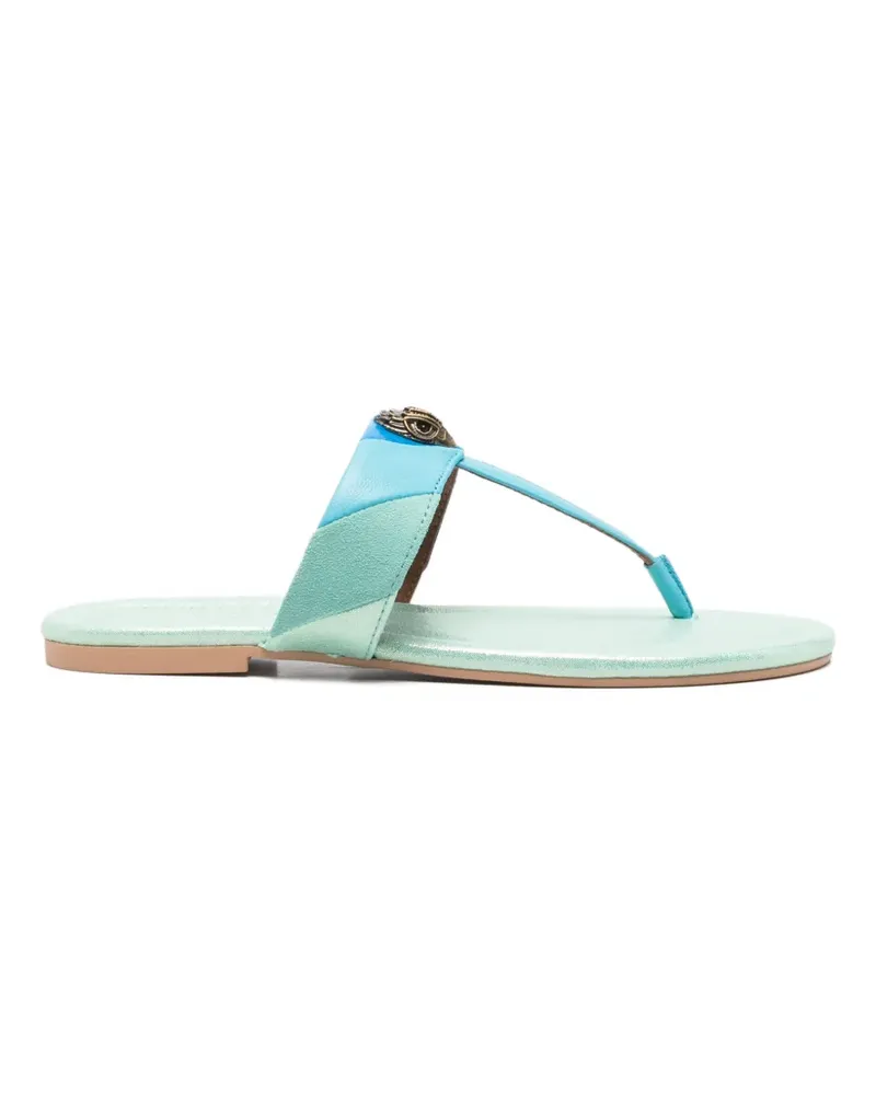 Kurt Geiger Kensington T-bar flat sandals - Blau Blau
