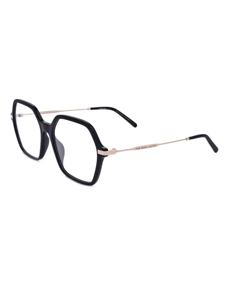 Marc Jacobs Brille mit geometrischem Gestell - Schwarz Schwarz