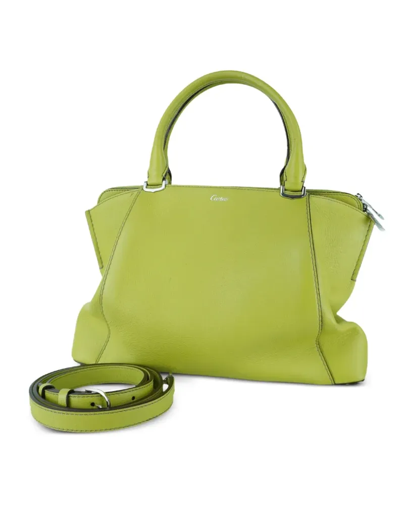Cartier Mittelgroßer C De  Tote Bag - Grün Grün