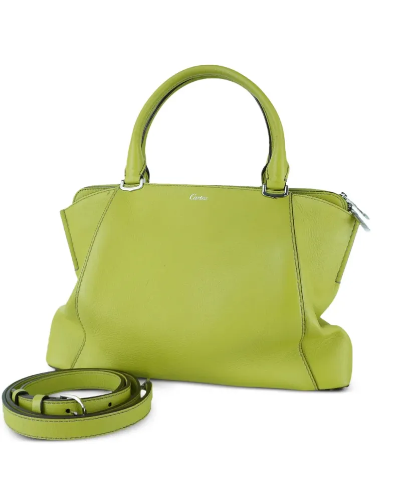Cartier Mittelgroßer C De  Tote Bag - Grün Grün