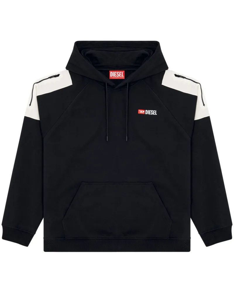 Diesel S-Fausty Hoodie - Schwarz Schwarz