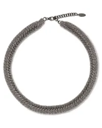 Brunello Cucinelli Precious Choker Silber