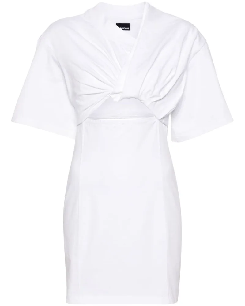 Jacquemus La Robe T-shirt Bahia Minikleid - Weiß Weiß