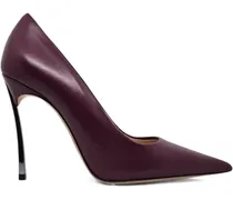Spitze Stiletto-Pumps - Violett
