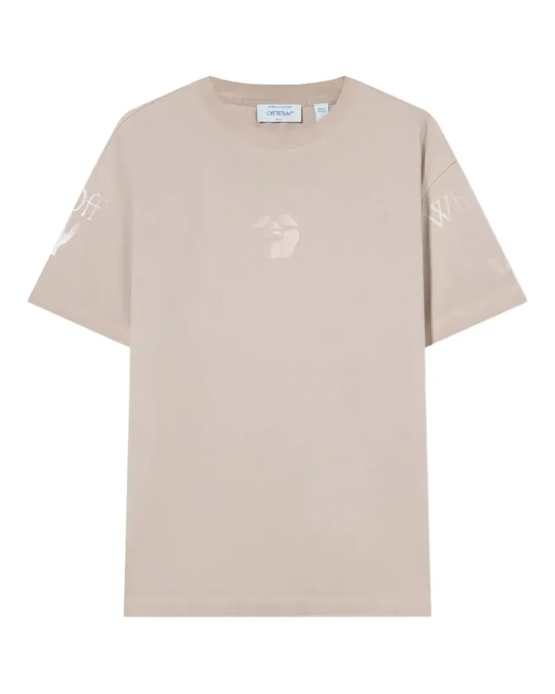 OFF-WHITE Swimming Man regular T-shirt - Nude Nude