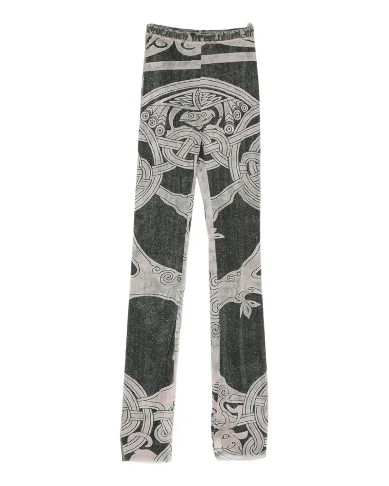 OTTOLINGER Tree of Life print trousers - Schwarz Schwarz