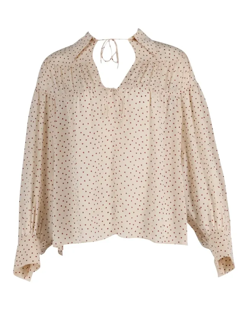 Joseph Crosby printed blouse - Nude Nude