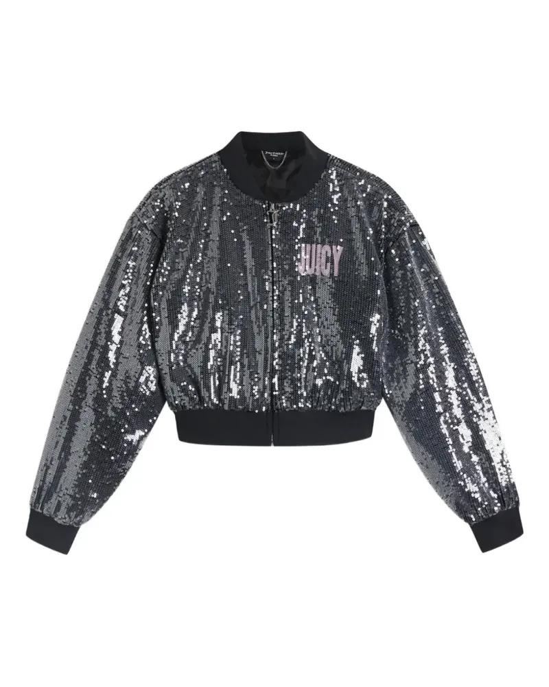 Juicy Couture Bomberjacke mit Pailletten - Schwarz Schwarz