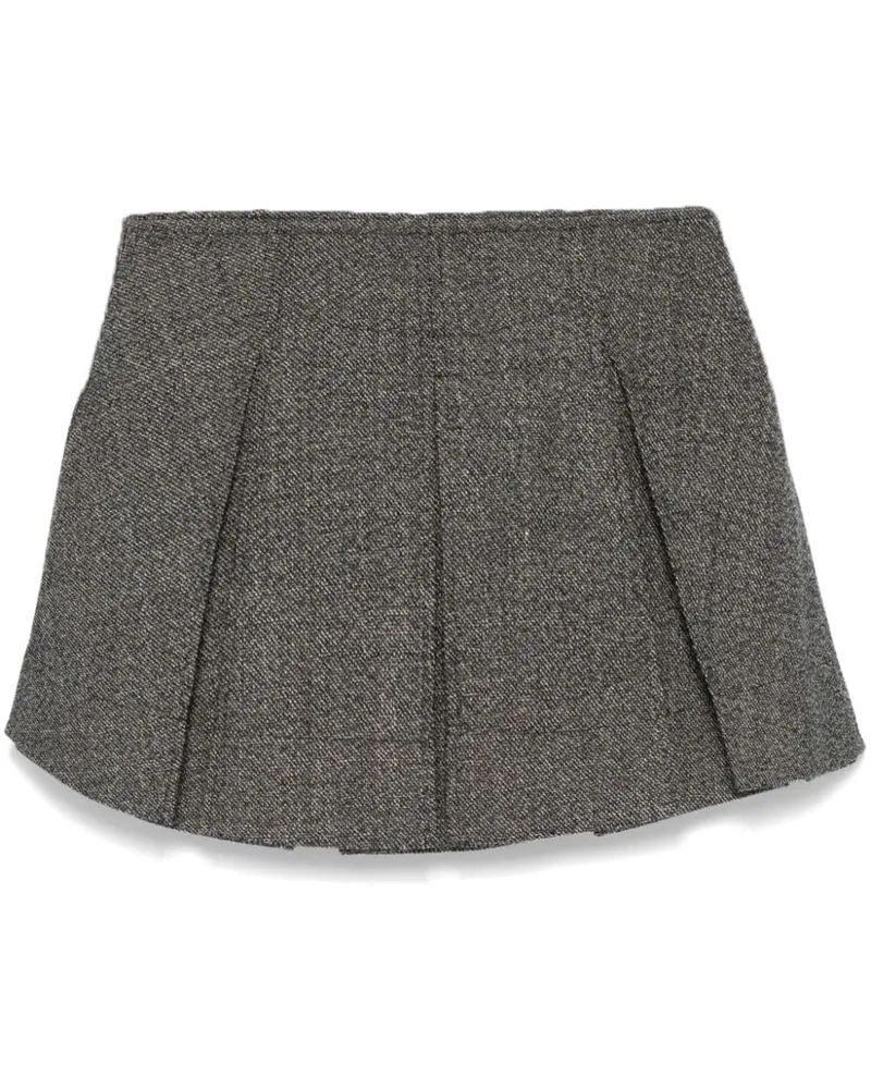 Durazzi Milano Minirock mit Falten - Schwarz Schwarz