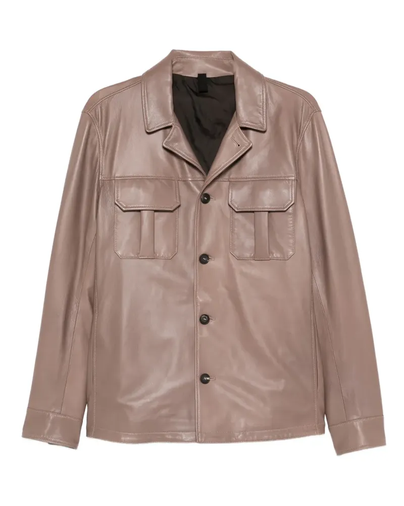 Tagliatore Landon Jacke mit aufgesetzten Taschen - Nude Nude