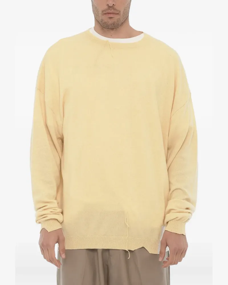RAMAEL Pullover mit Rundhalsausschnitt - Gelb Gelb