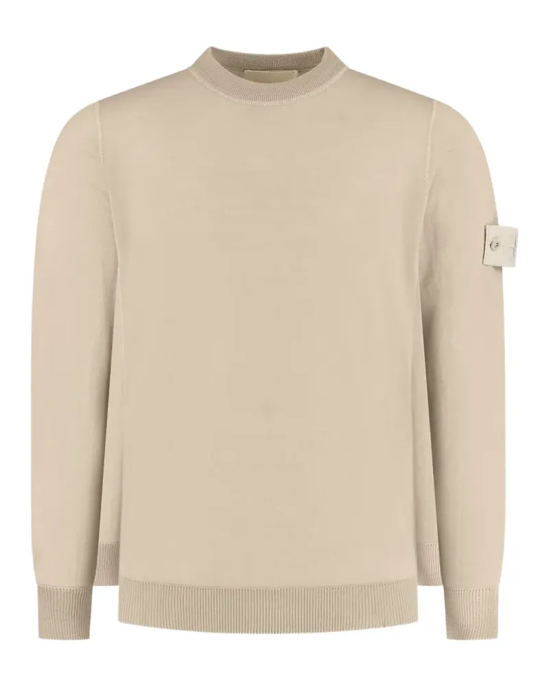 Stone Island Pullover mit Logo-Patch - Nude Nude