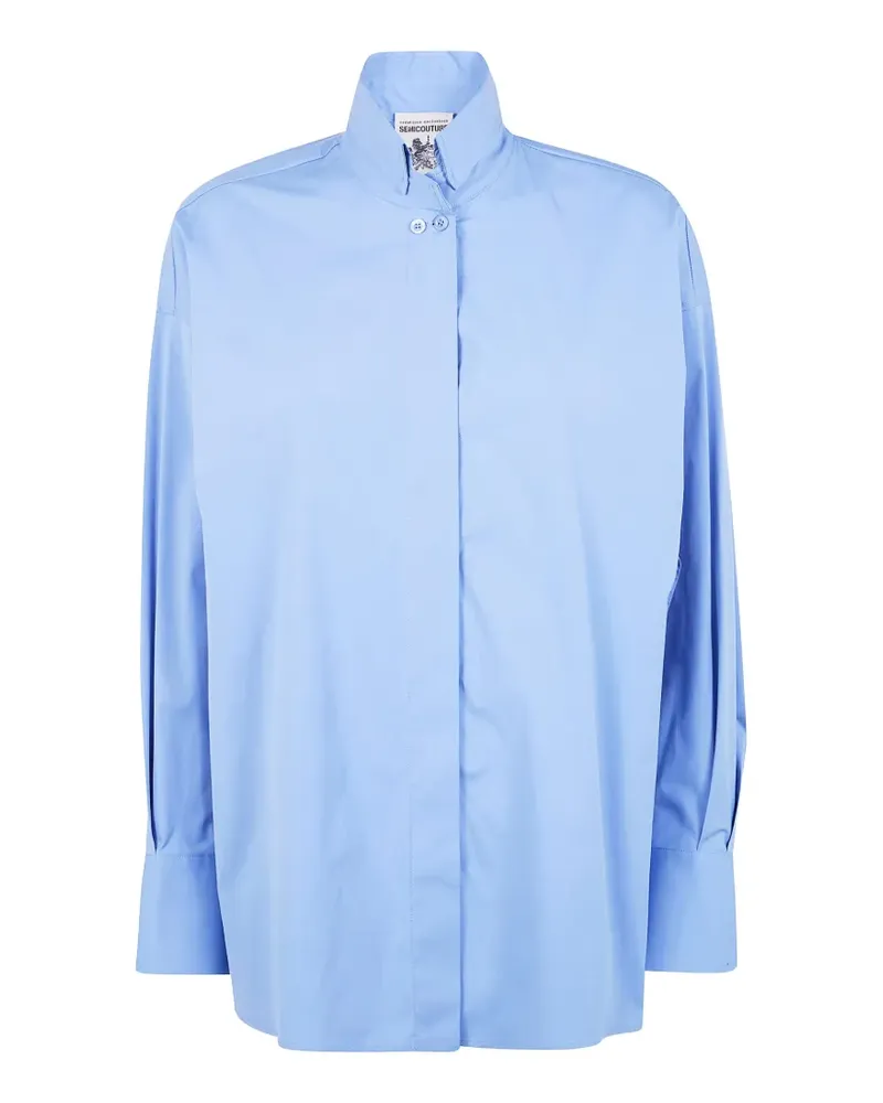 Semicouture long-sleeve buttoned shirt - Blau Blau