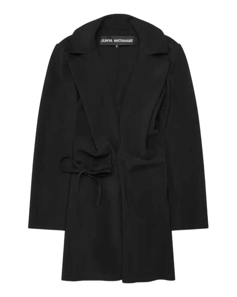Junya Watanabe gathered self-tie jacket - Schwarz Schwarz