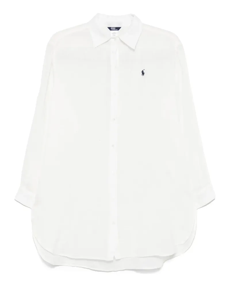 Ralph Lauren Hemd mit Polo Pony - Weiß Weiß