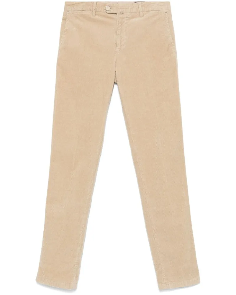 Kiton Hose aus Cord - Nude Nude