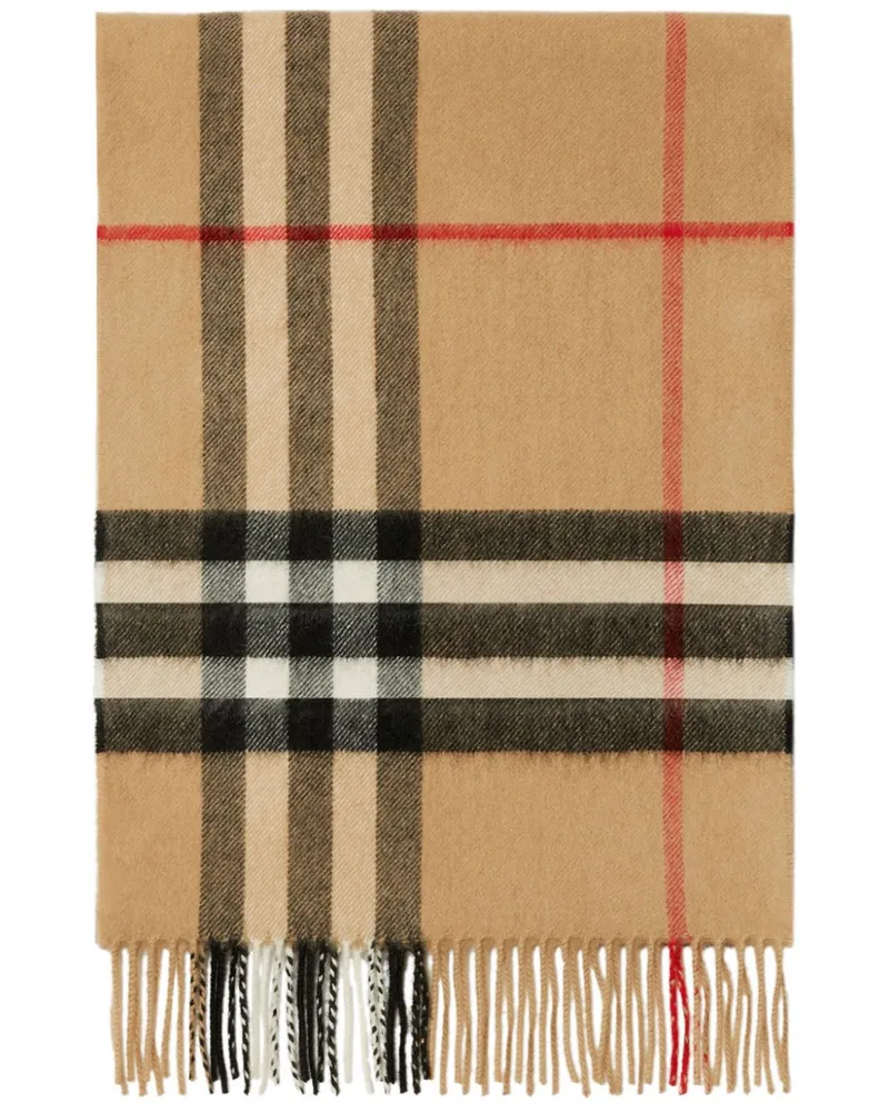 Burberry Kaschmirschal mit Classic Check - Braun Braun