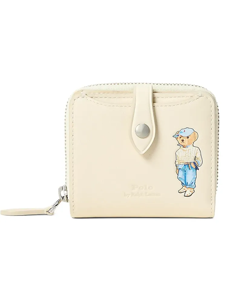 Ralph Lauren Portemonnaie mit Polo Bear - Nude Nude
