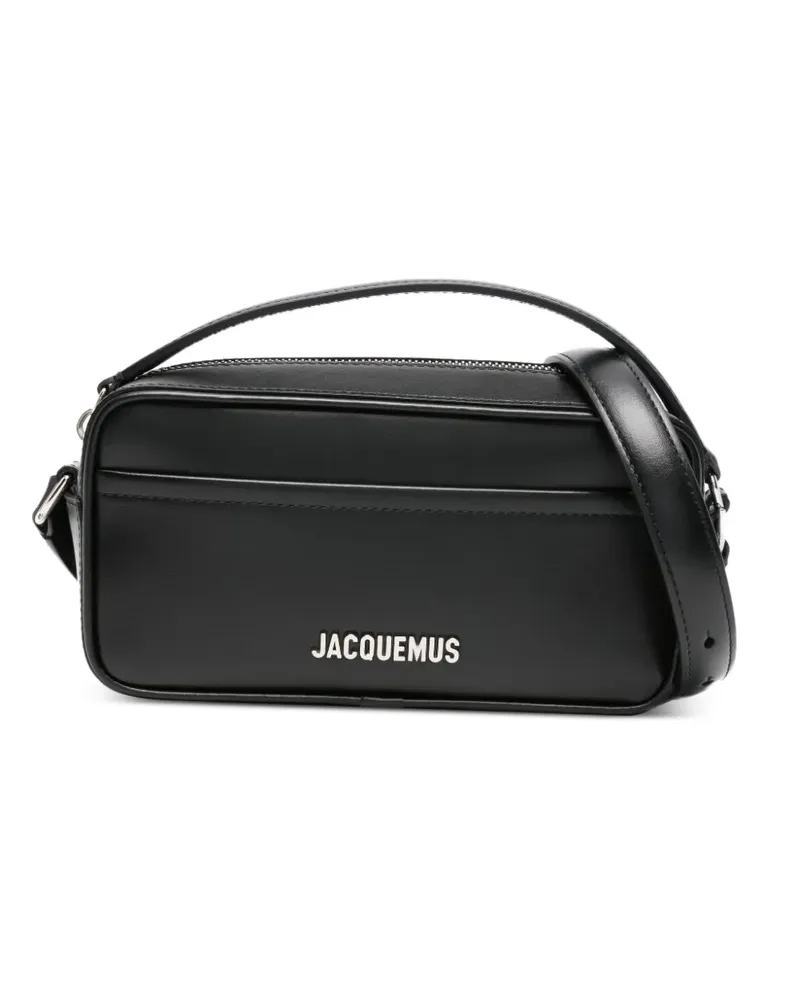 Jacquemus The Baneto leather camera bag. - Schwarz Schwarz