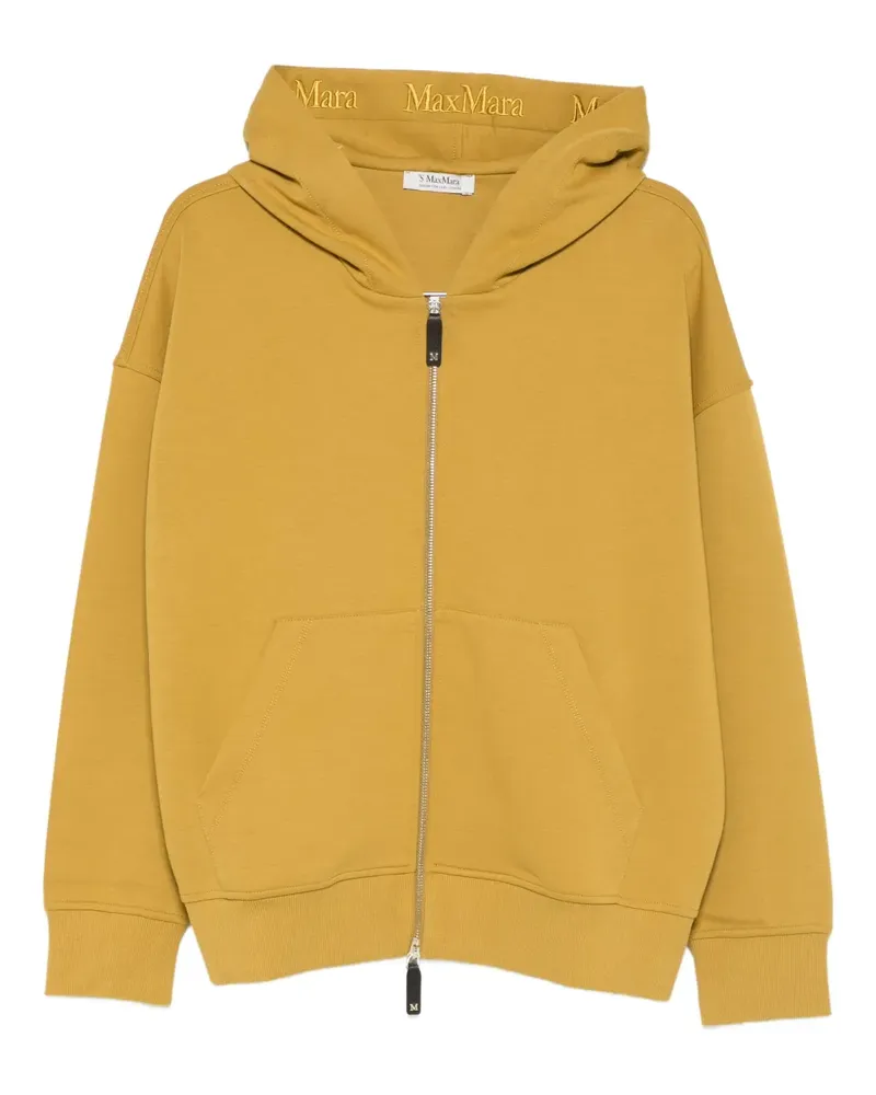 Max Mara Max Mara Kapuzenjacke mit Reißverschluss - Gelb Gelb