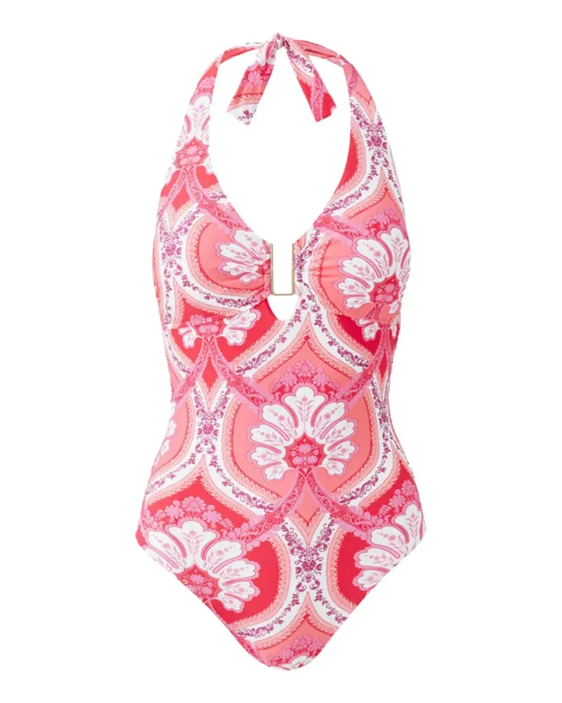 Melissa Odabash Tampa paisley-print swimsuit - Rosa Rosa