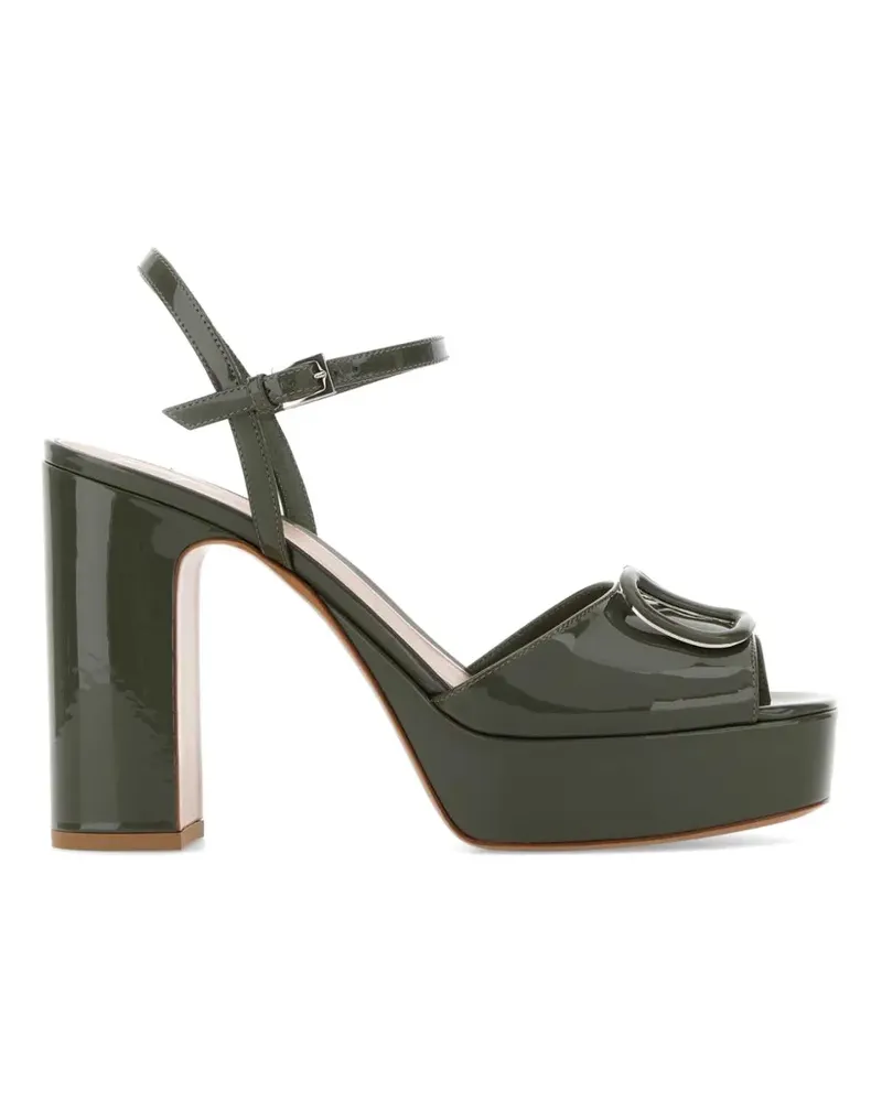 Valentino Garavani VLogo Signature patent sandals - Grün Grün