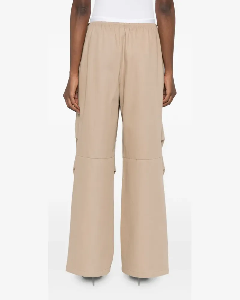 Alexander Wang Palazzohose mit elastischem Bund - Nude Nude
