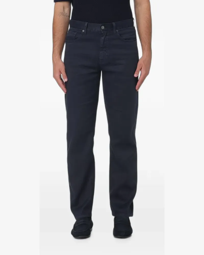 Ermenegildo Zegna Five-Pocket-Hose - Blau Blau