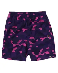 BAPE Badeshorts Violett