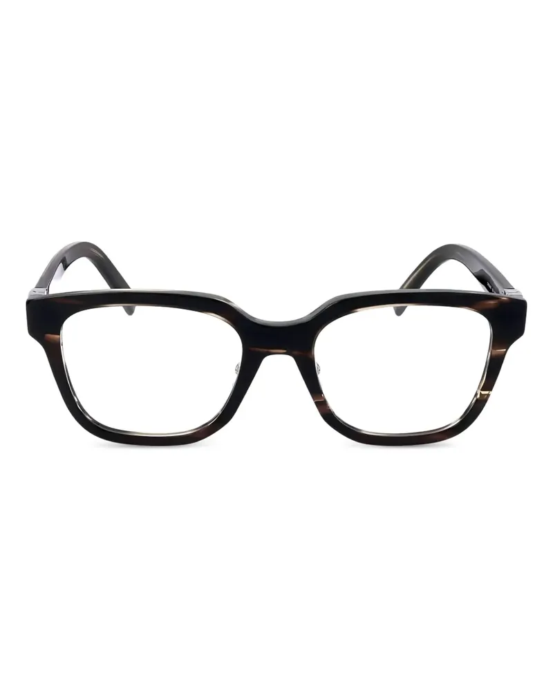 Givenchy Brille mit eckigem Gestell - Braun Braun