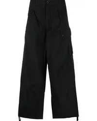 Ten c Cargohose mit weitem Bein Schwarz