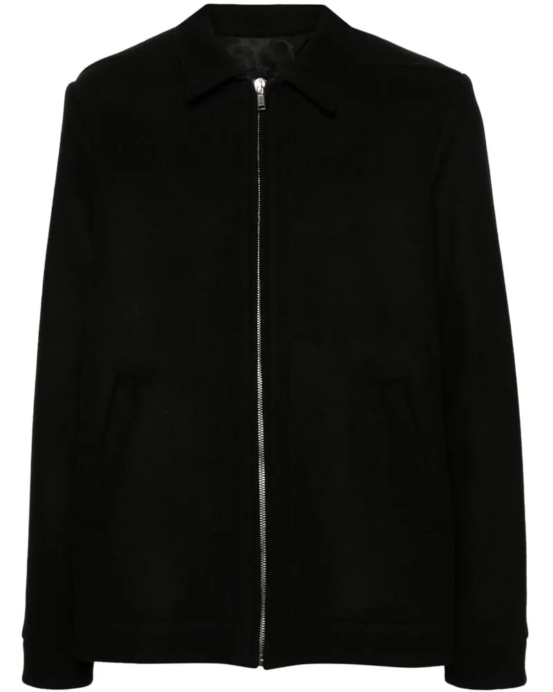 Rick Owens Brad Jacke aus Schurwolle - Schwarz Schwarz