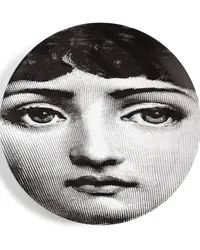 Fornasetti Tema e Variazioni n.54 Wandteller Weiß