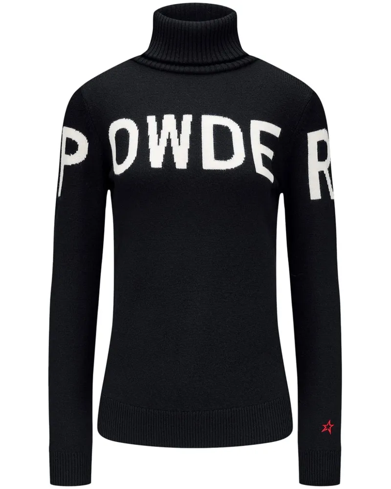 Perfect Moment Powder Pullover mit Intarsienmuster - Schwarz Schwarz
