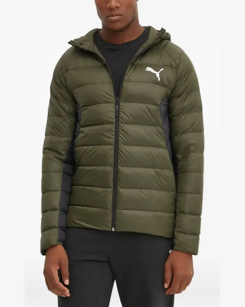 Puma hooded padded jacket - Grün Grün