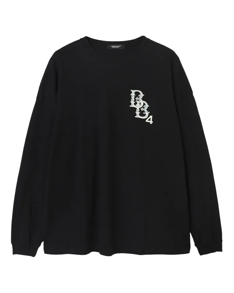 Undercover Sweatshirt mit Gedicht-Print - Schwarz Schwarz