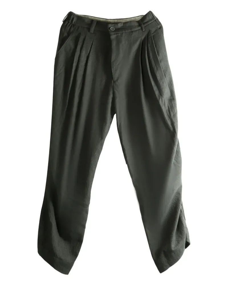 Ziggy Chen 0M2530533 Hose mit Bundfalten - Grün Grün