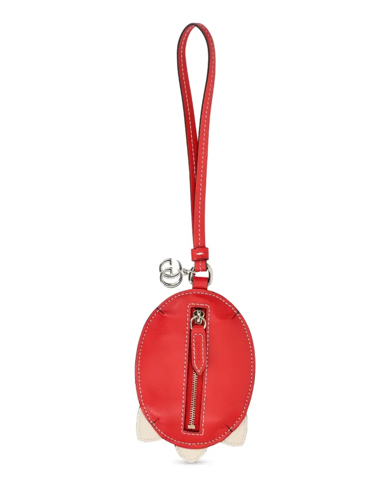 Gucci Taschenanhänger mit Bären-Print - Rot Rot