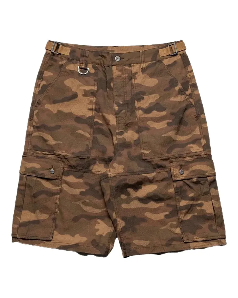 ksubi Troop Cargo-Shorts mit Camouflage-Print - Braun Braun