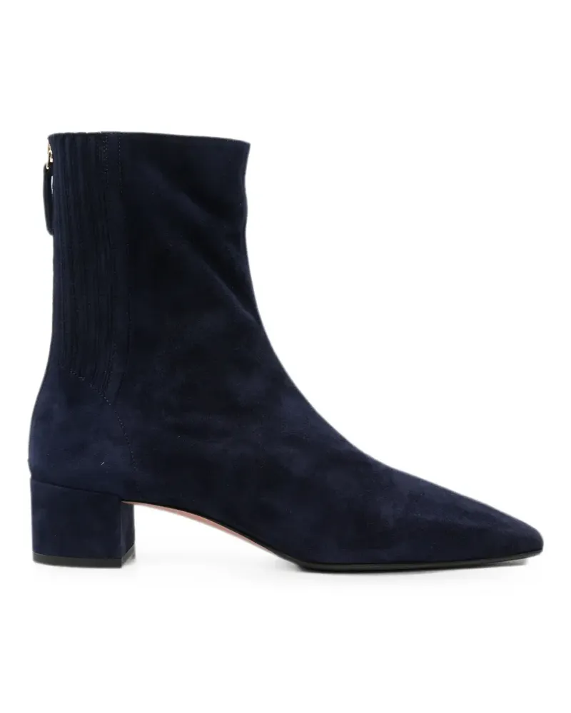 Aquazzura Saint Honoré suede ankle boots - Blau Blau