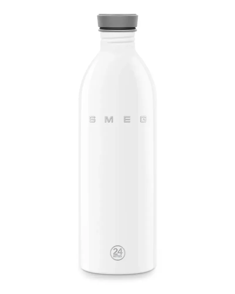 Smeg x 24Bottles Urban Flasche mit Logo - Weiß Weiß
