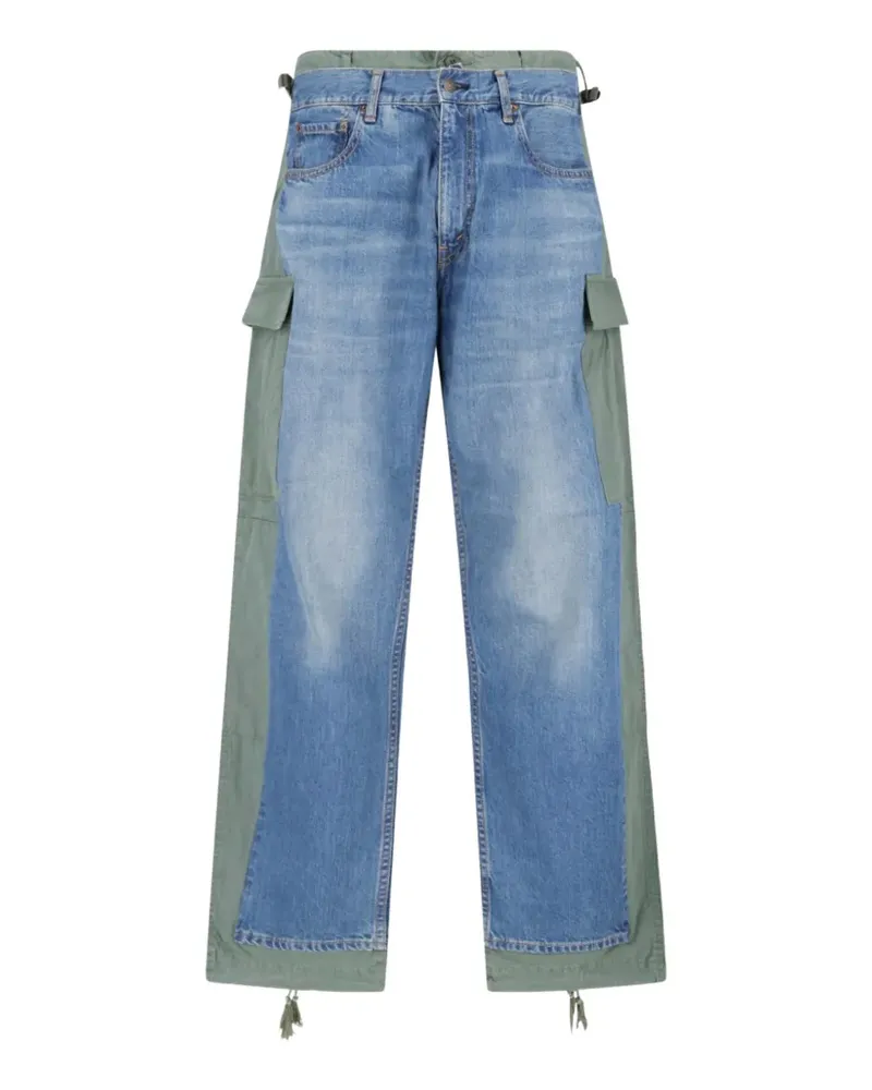 Junya Watanabe x Levi's Cargo-Jeans mit Einsätzen - Blau Blau