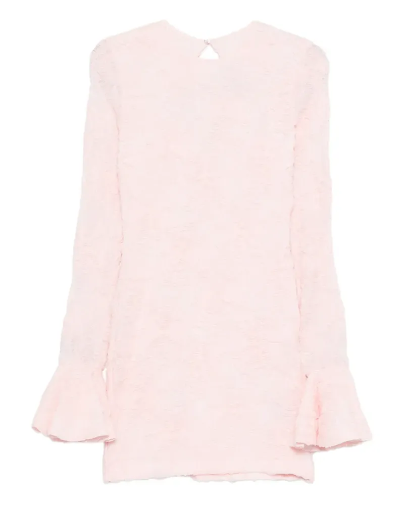 ROTATE Birger Christensen floral-motif mini dress - Rosa Rosa