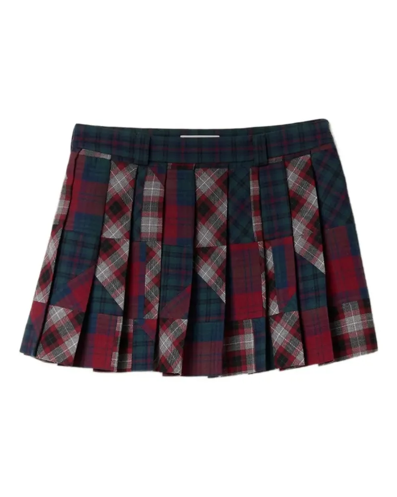 Miu Miu Minirock im Patchwork-Design - Rot Rot